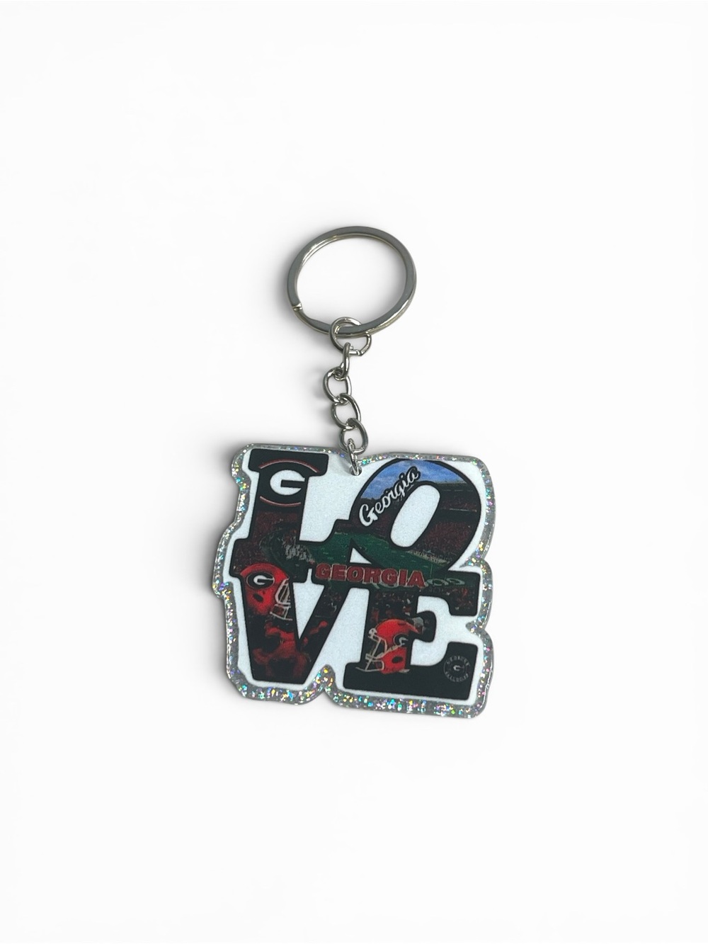 Georgia Bulldog Keychain